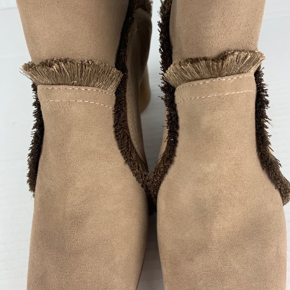 Bernardo Ingrid Suede Booties Brown Size 8M - Picture 4 of 10